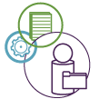 human resources icon workflow management enterprise content management paperfree